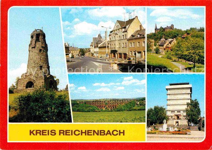 Netzschkau Mylau Goetschtalbruecke Reichenbach Wasserturm