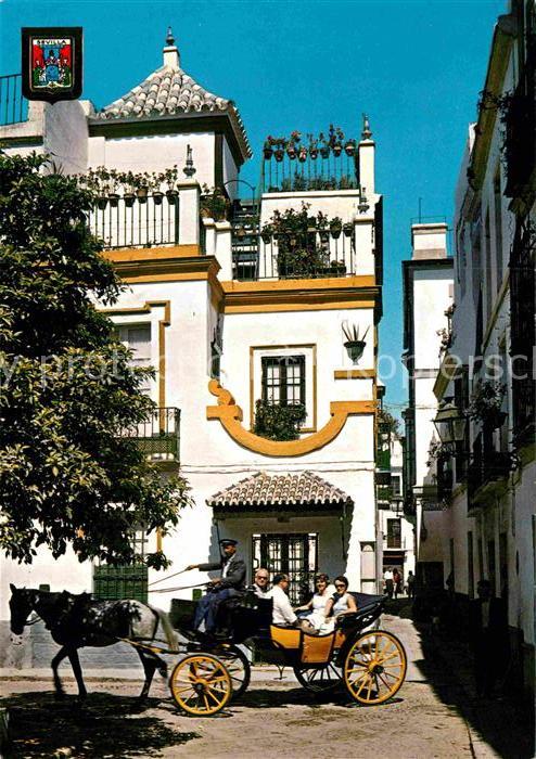 Sevilla Andalucia Plaza Donna Elvira Pferdekutsche