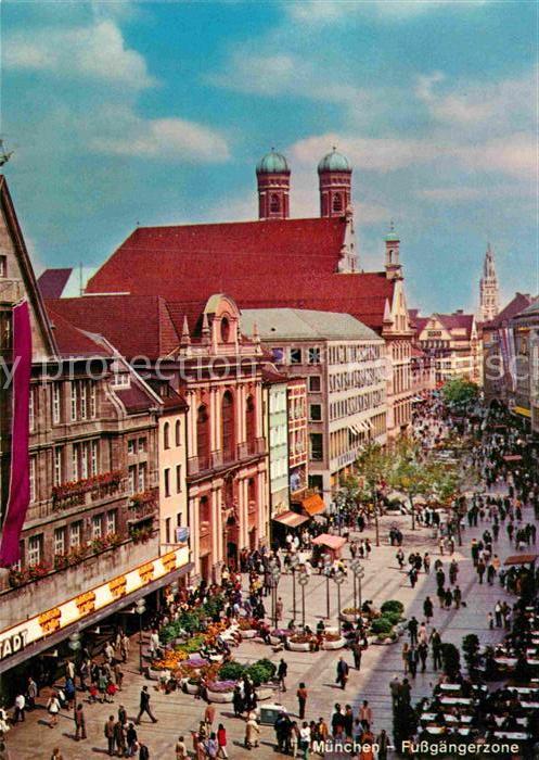 Muenchen Bayern Fussgaengerzone