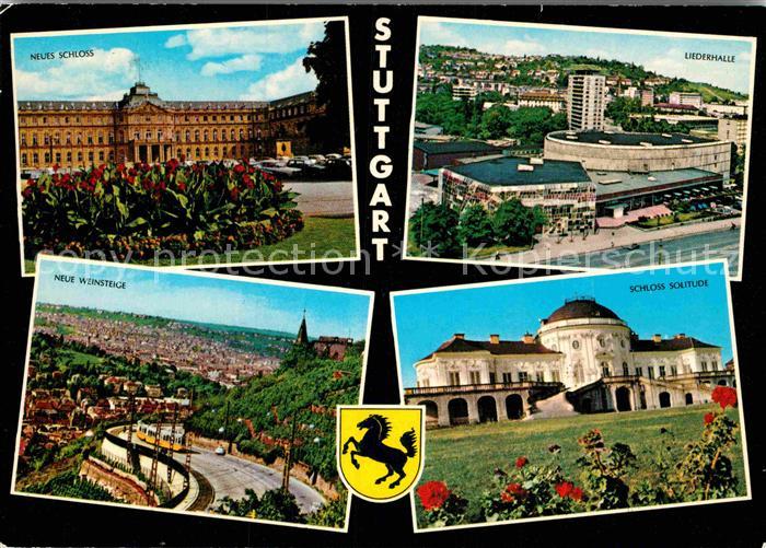 STUTTGART  CITY Neues-Schloss Liederhalle Schloss-Solitude Neue-Weinsteige