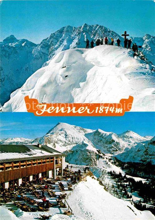 Jenner Berchtesgaden Jennerhaus Jennergipfel mit Watzmann