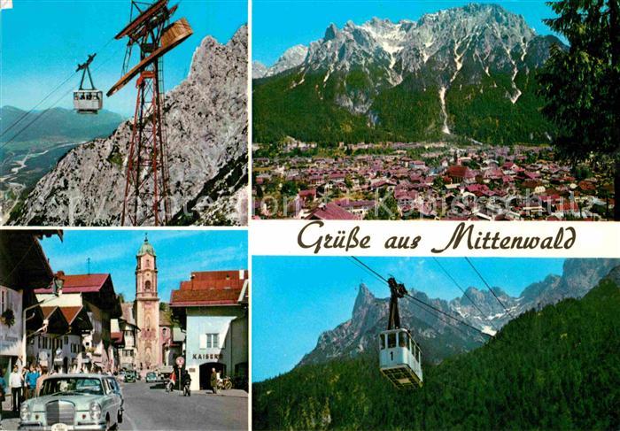 Mittenwald Bayern Seilbahn Ortspartie