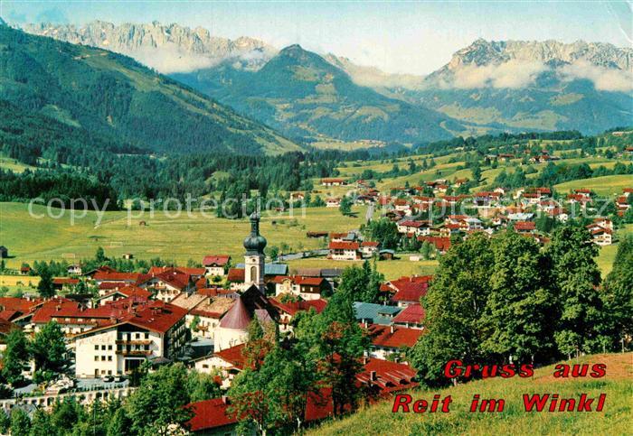 Reit Winkl mit Kaisergebirge