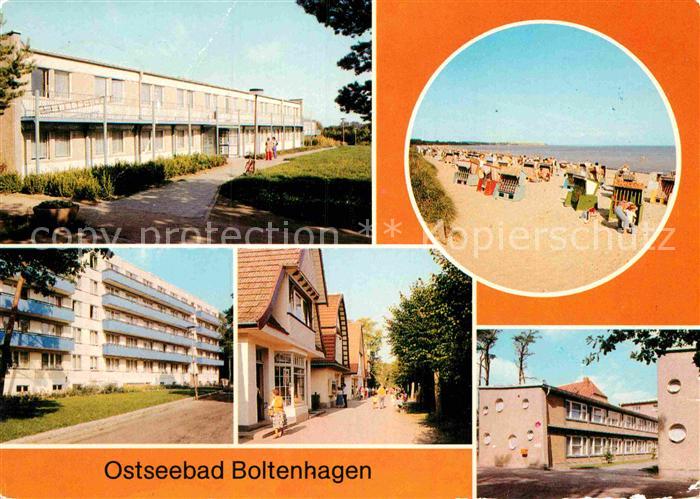 Boltenhagen Ostseebad Strand Erholungsheim John Brinkmann Mittelpromenade Blinde
