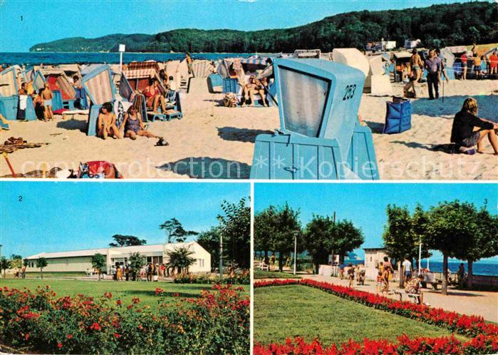 Binz Ruegen Strand Baabe Kaufhalle Goehren Promenade