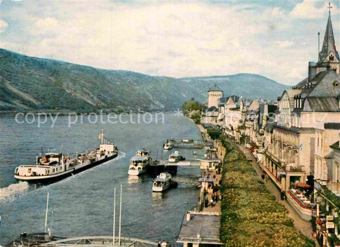 Boppard Rhein Anlegestellen Rheinpromenade