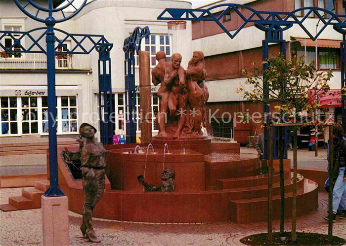 Bad Wildungen Brunnen und Kustlandschaft von Bohrmann und Roth