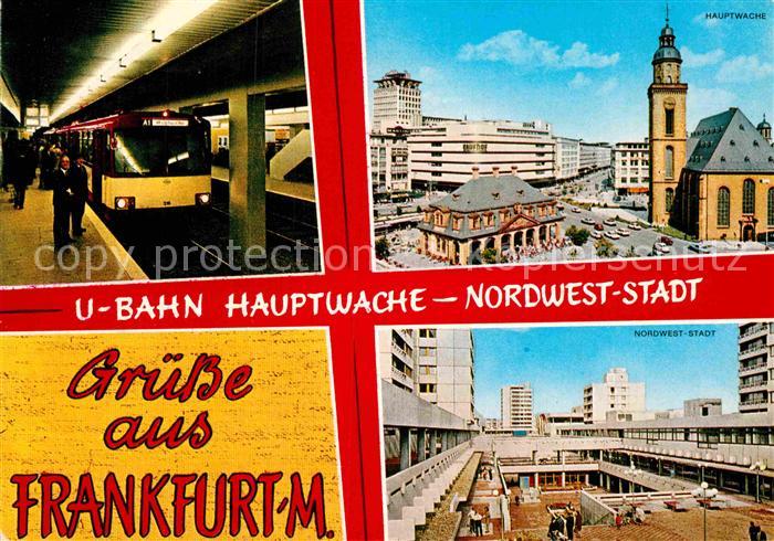 Frankfurt Main U-Bahn Hauptwache Nordwest-Stadt