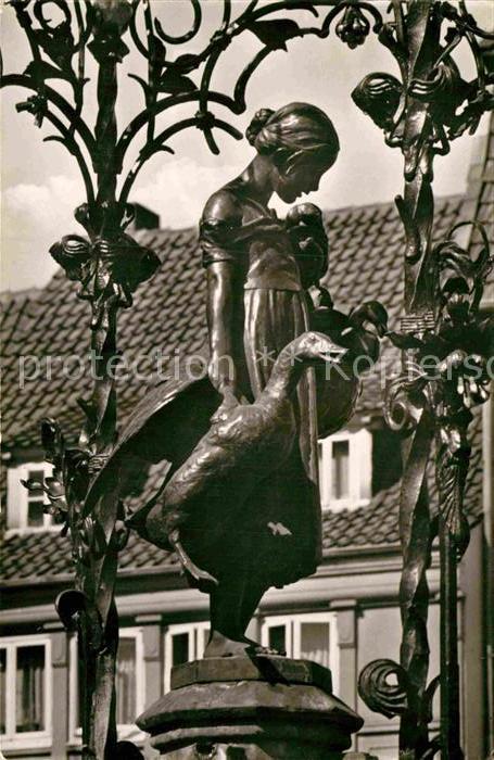 Goettingen Niedersachsen Das Gaenseliesel