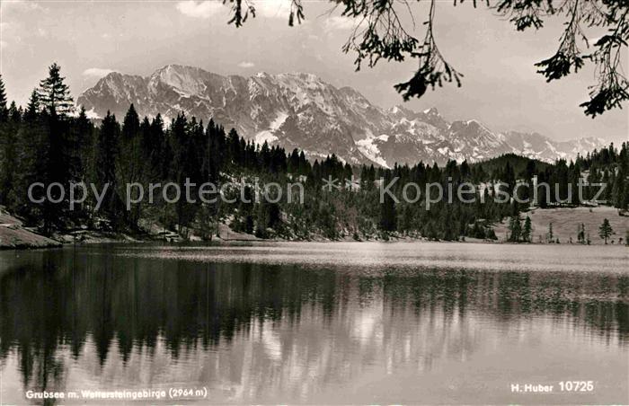 Grubsee mit Wettersteingebirge
