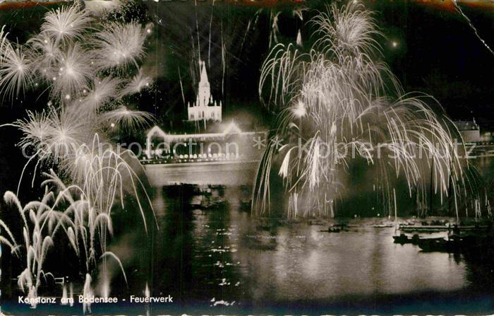 Konstanz Bodensee Feuerwerk