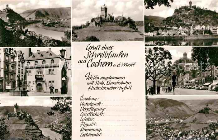 Cochem Mosel Hotel Restaurant Vonderbeck Schloss Panorama