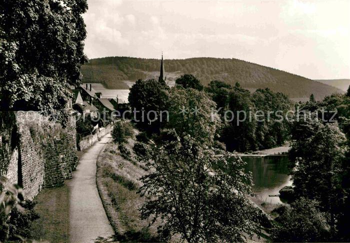 Berleburg Bad Partie im Schlosspark