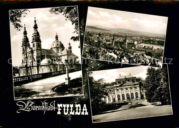 Fulda Barockkirche Panorama Schloss