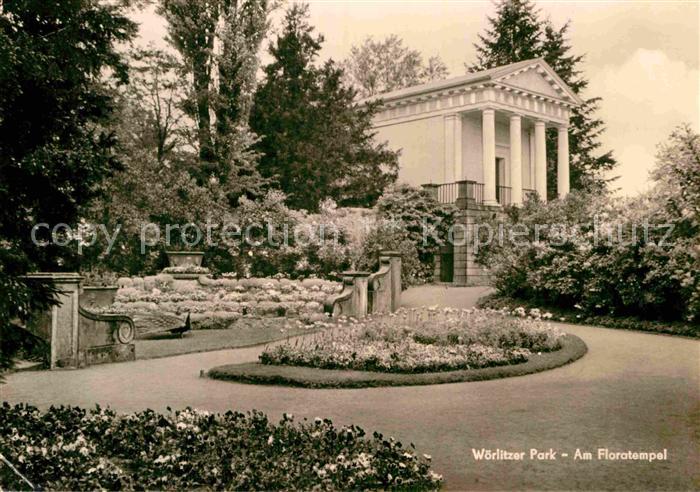 Woerlitz Woerlitzer Park Am Floratempel