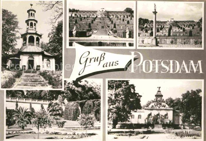 Potsdam Drachenhaus Silizianischer Garten Terrassen Schloss Sanssouci