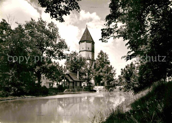 Augsburg Jacobertor und Stadtgraben