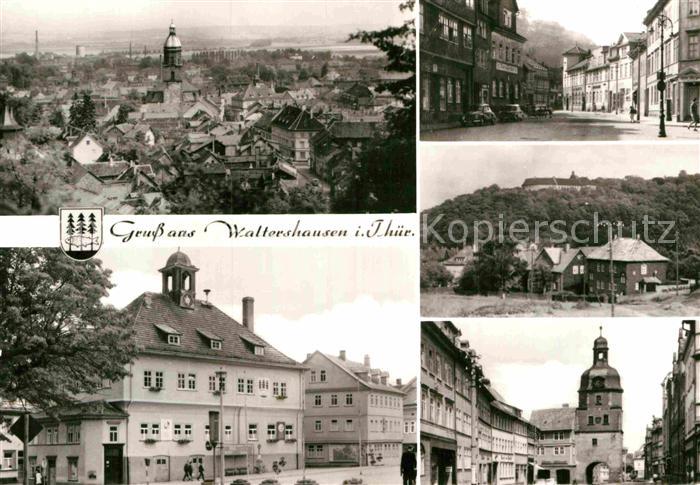 Waltershausen Gotha Rathaus Am Markt Tabarzer Strase Schloss Tenneberg Nikolaust