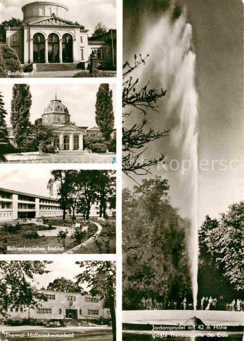 Bad Oeynhausen Badhaeuser Balneolog Institut Hallenbad Jordansprudel