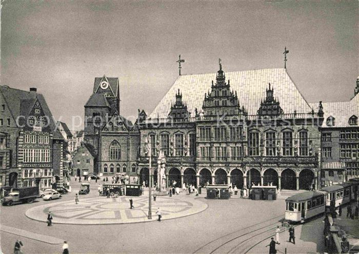 BREMEN  CITY Rathaus Marktplatz und Liebfrauenkirche