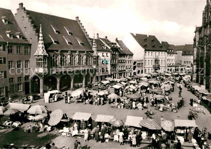 Freiburg Breisgau Marktplatz Hist Kaufhaus