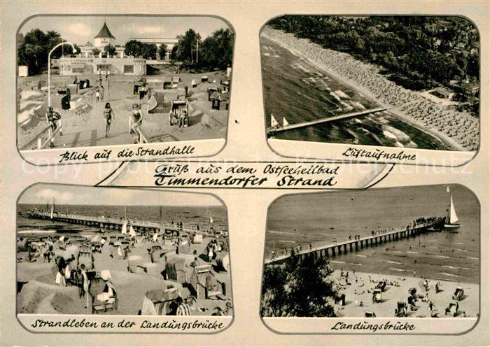Timmendorfer Strand Strandhalle Luftaufnahme Landungsbruecke Strand