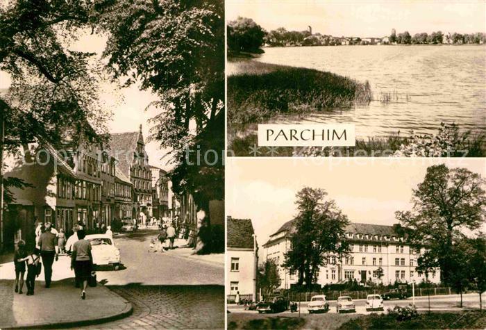 Parchim Strasse des Friedens Wackersee Kreiskrankenhaus