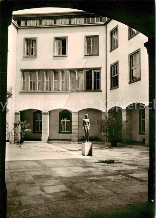 Frankfurt Main Goethemuseum Innenhof
