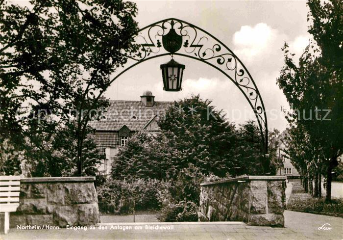 Northeim Eingang zu den Anlagen am Bleichewall