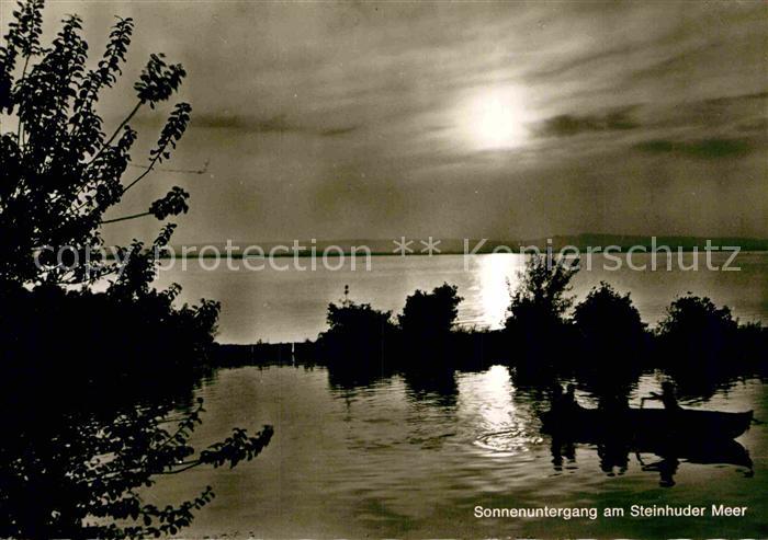 Steinhuder Meer Sonnenuntergang