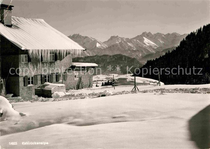 Ofterschwang Kahlrueckenalpe Bergheim