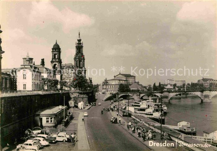 DRESDEN Elbe Terrassenufer
