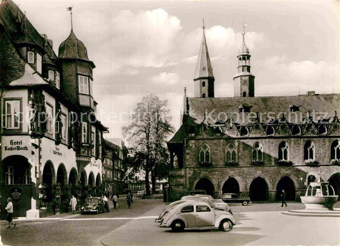 Goslar Rathaus mit Kaiser Worth