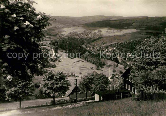 Klingenthal Vogtland Blick zum Aschberg