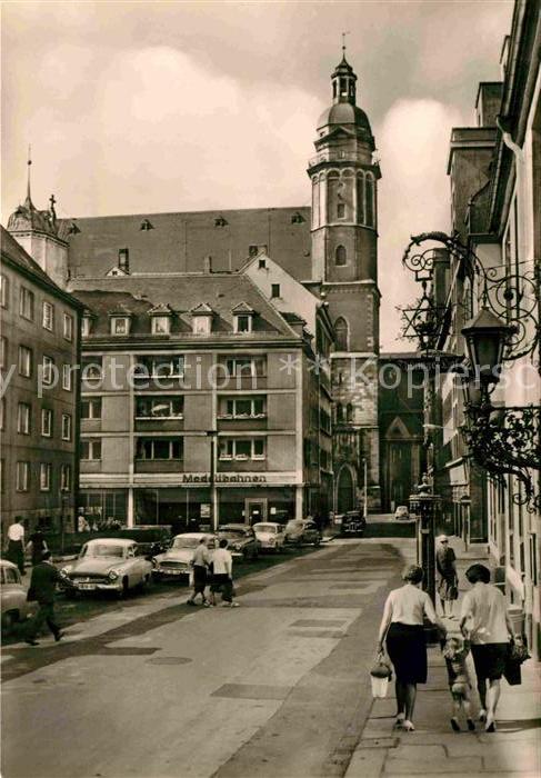 LEIPZIG Sachsen Burgstrasse Thomaskirche