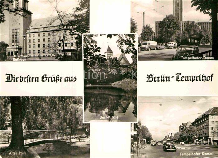 Tempelhof Berlin Rathaus Tempelhoer Damm Alter Park
