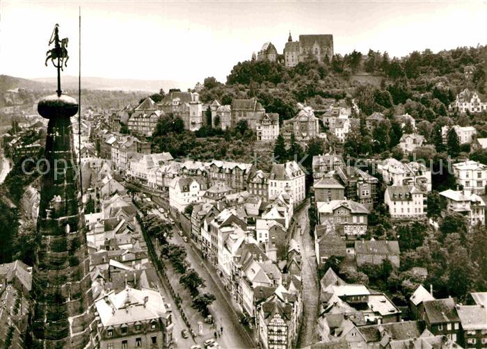 Marburg Lahn mit Schloss