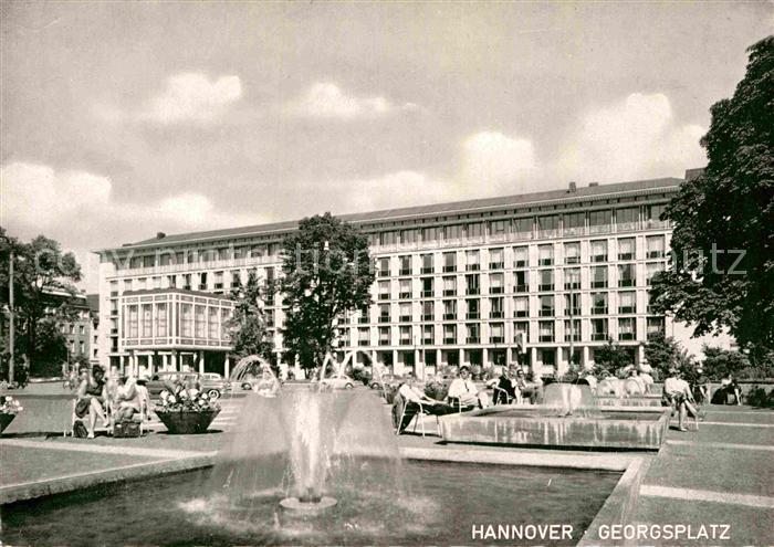 HANNOVER  CITY Georgsplatz Brunnen