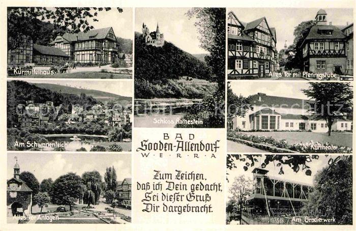 Bad Sooden-Allendorf Pfennigstube Kurmittelhaus Gradierwerk Kurtheater