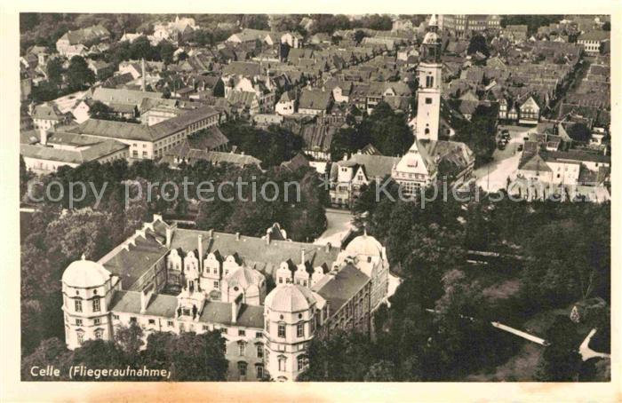 Celle Niedersachsen Fliegeraufnahme Schloss