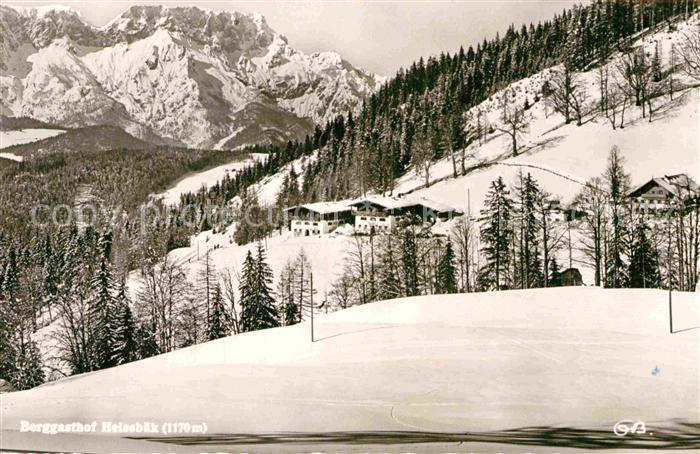 Oberau Berchtesgaden Berggasthof Heissbaek Untersberg