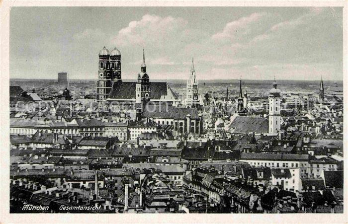 Muenchen Bayern Gesamtansicht