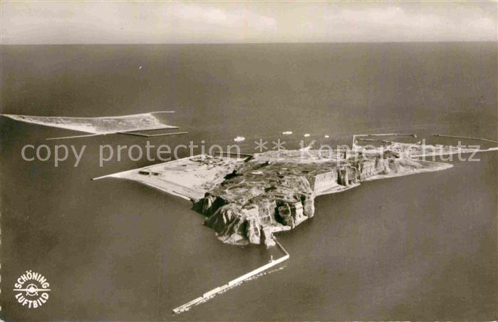 Helgoland Insel Duene Fliegeraufnahme
