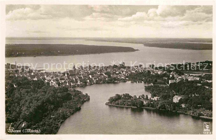 Waren Mueritz Fliegeraufnahme