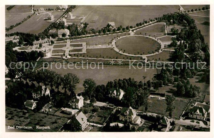 Bad Duerrheim Kurpark Fliegeraufnahme