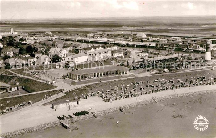 Buesum Nordseebad Fliegeraufnahme