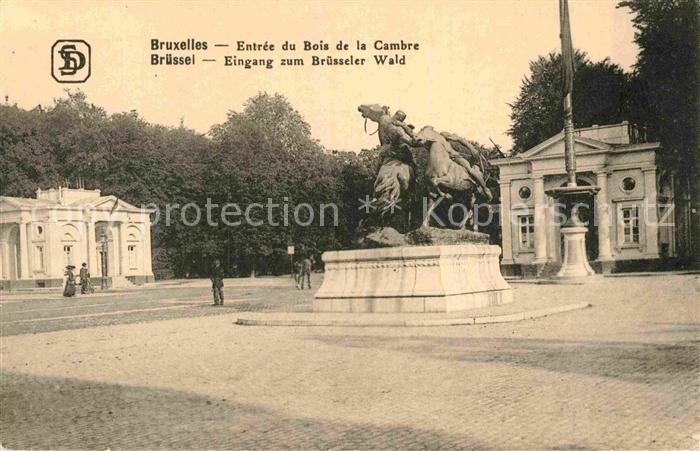 Bruxelles Bruessel Entree Bois de la Cambre
