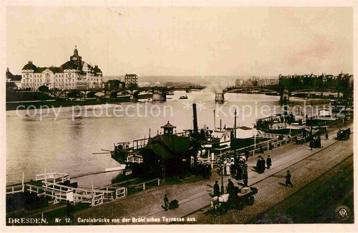 DRESDEN Elbe Carolabr?cke