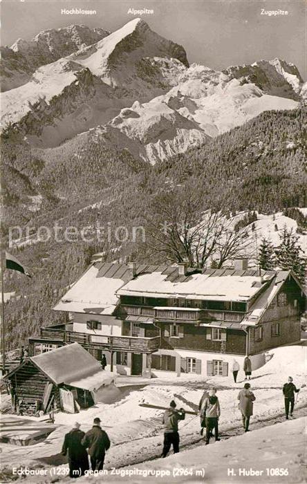 Eckbauer Alm Zugspitzgruppe Foto-H.Huber-Nr. 10856