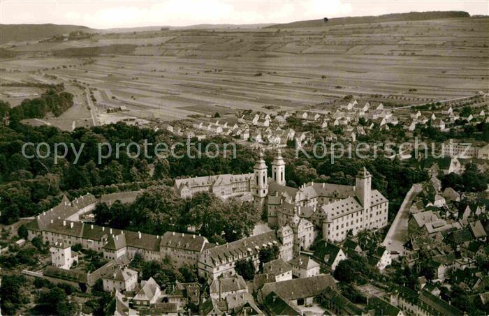 Bad Mergentheim Fliegeraufnahme Hoch- und Deutschmeister-Schloss